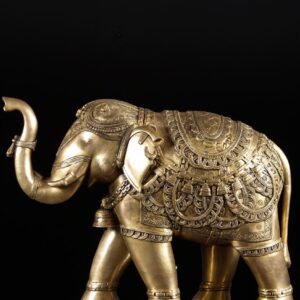1-elephant-with-raised-trunk 21 x 18 x 18 inch 34 kg