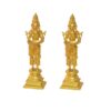 Deep Laxmi Pair Of Decorative Religious Table Statue In Brass