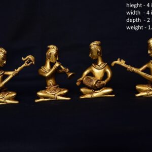 Brass Musician Figure 4 Inch