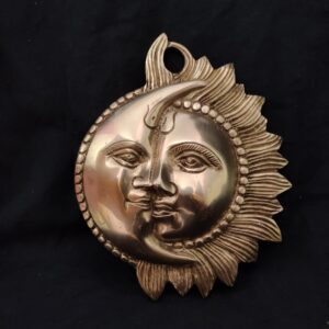 Brass Sun Moon Mask