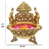 Urli With Decorative Design 10.5 Inch