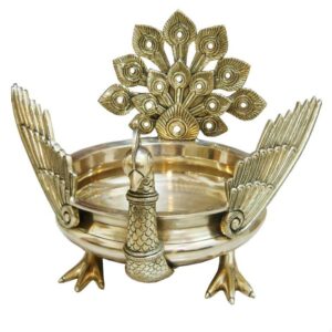 Festive Decoration Brass Hand Carved Urli/Pot