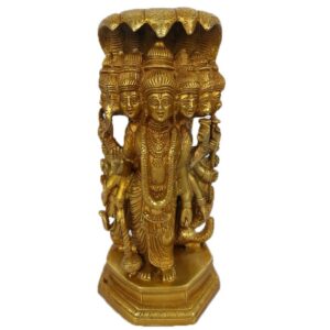 Lord Vishnu Marvelous Statue Made Of Brass
