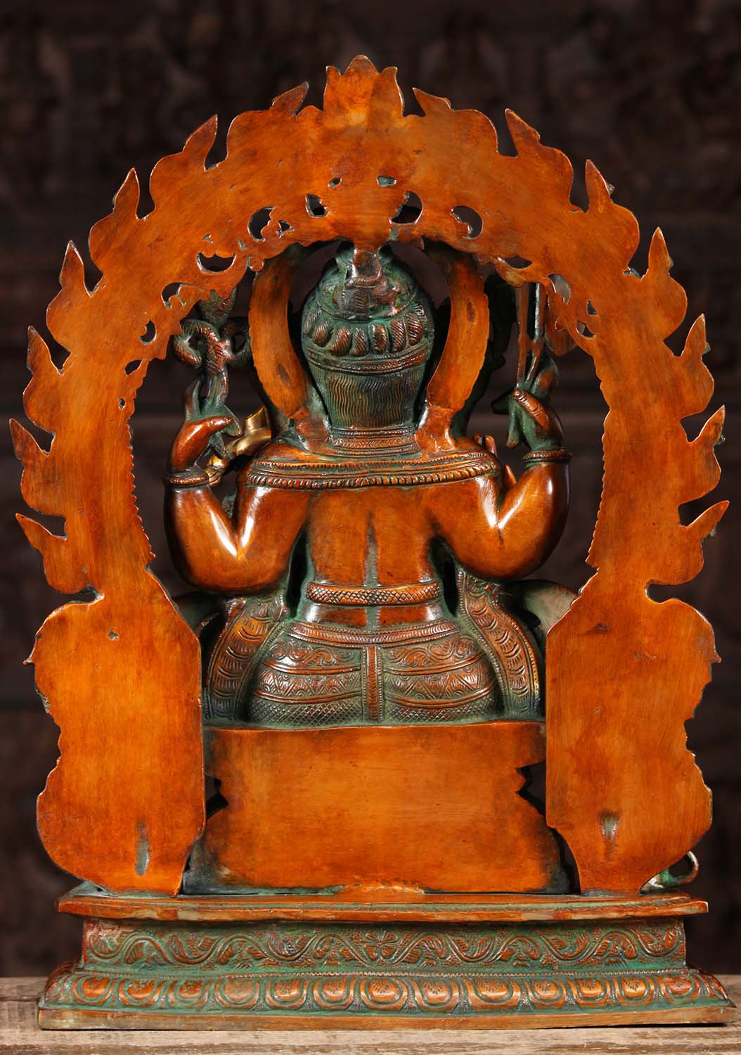 13-Ganesh-With-Rat-Arch-Brass-Statue