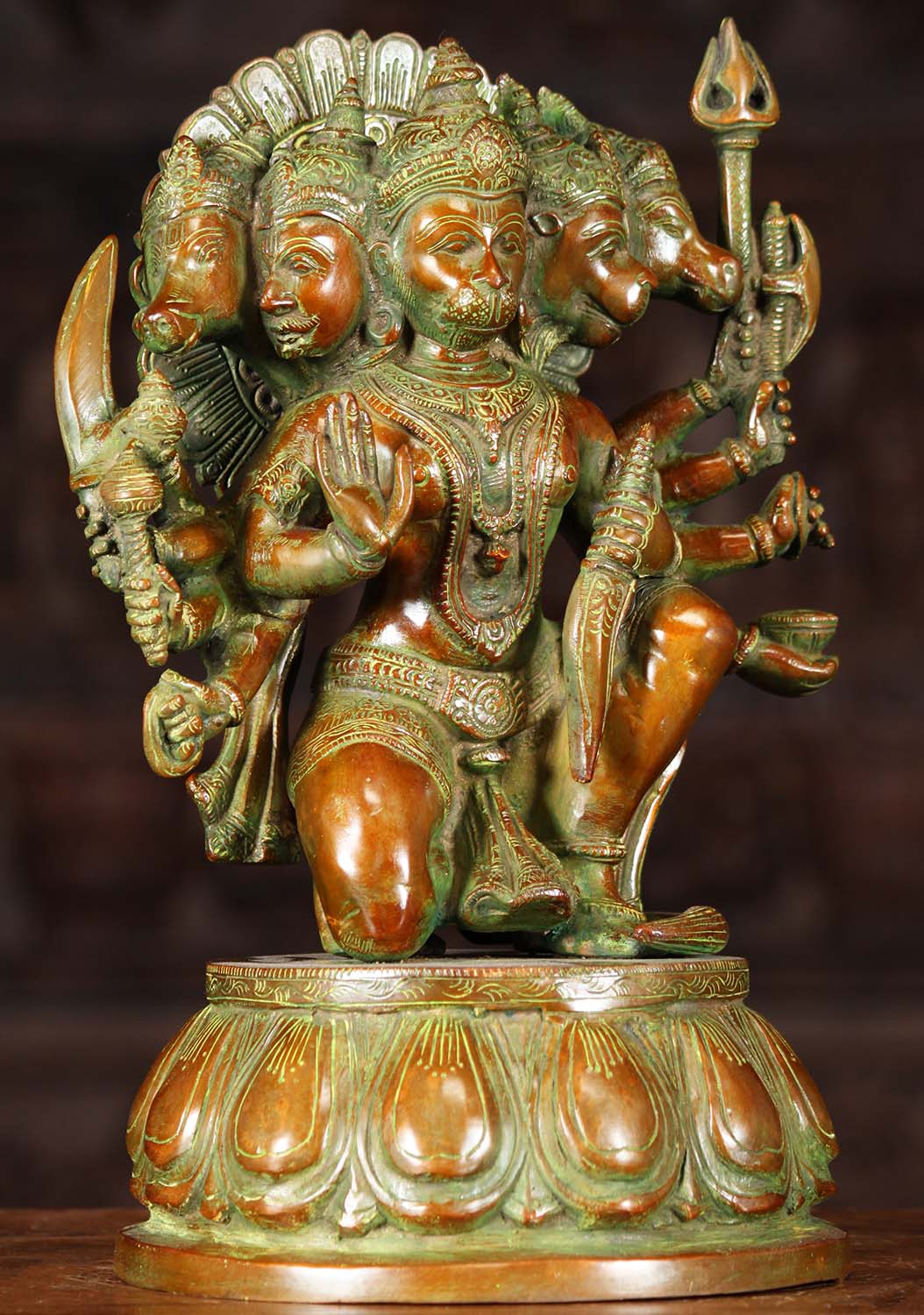 2-5-Faced-Hanuman-Sculpture