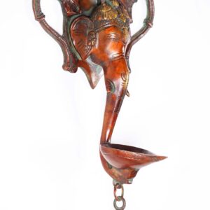 4-Brass-Ganesh-&-Elephant-Oil-Lamp