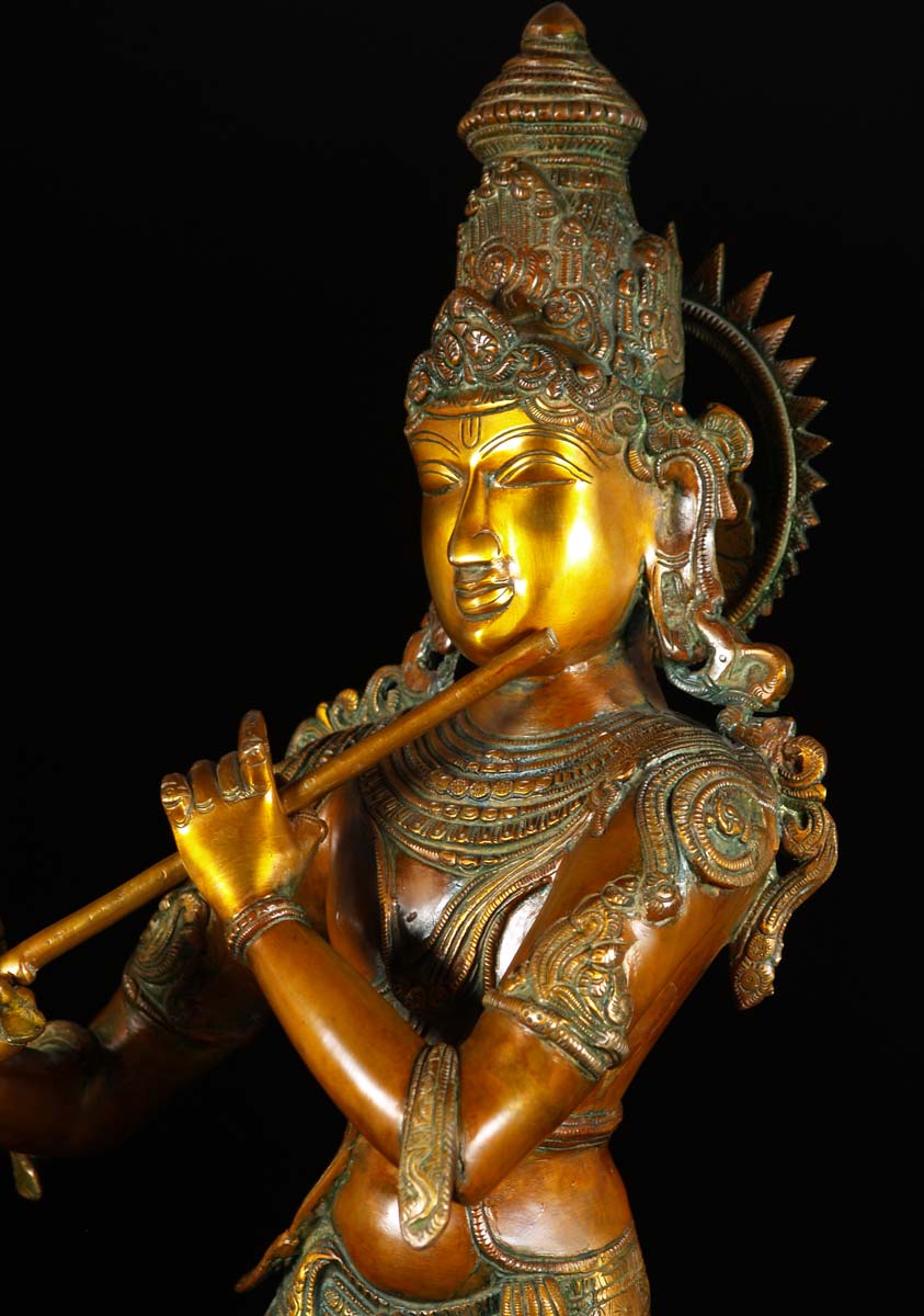 7-gopal-krishna-brass-statue