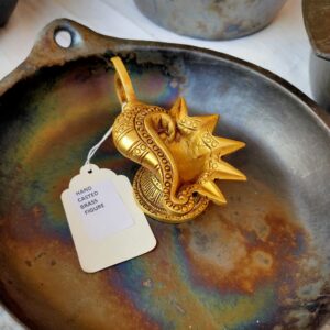 Brass Diya  Shankh Design| Deepak | Oil Lamp