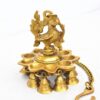 Oil Lamp Hanging Peacock With 9 Diya