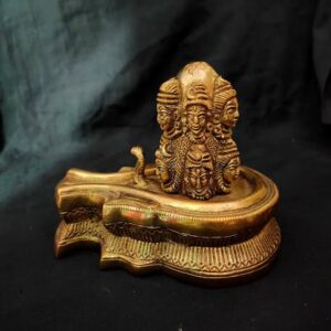 Brass Shivling Fine Carving