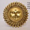 Brass Sun Mask Wall Hanging