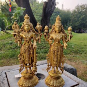 Vishnu Laxmi  Standing 12 Inch